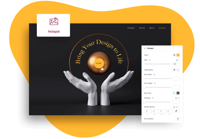Design interactive visuals