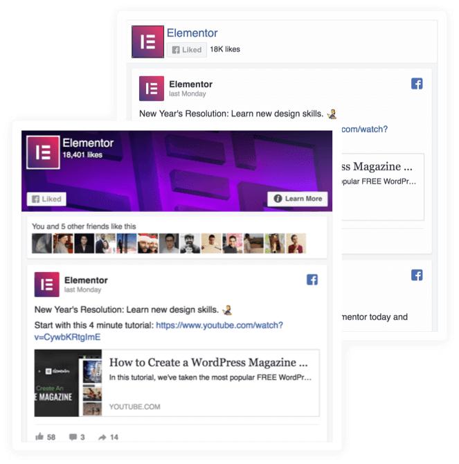 Facebook Page Feed