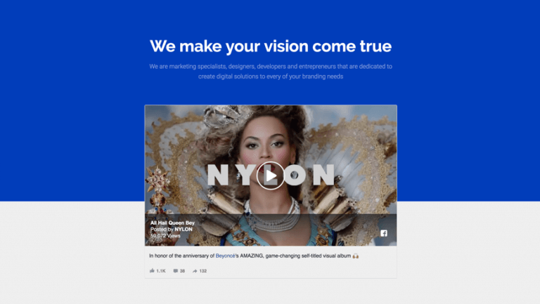 Facebook Video Embed