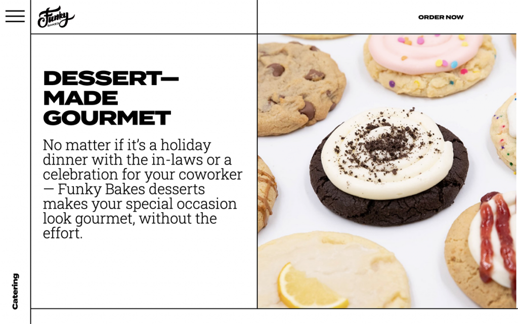 funky bakes elementor showcase