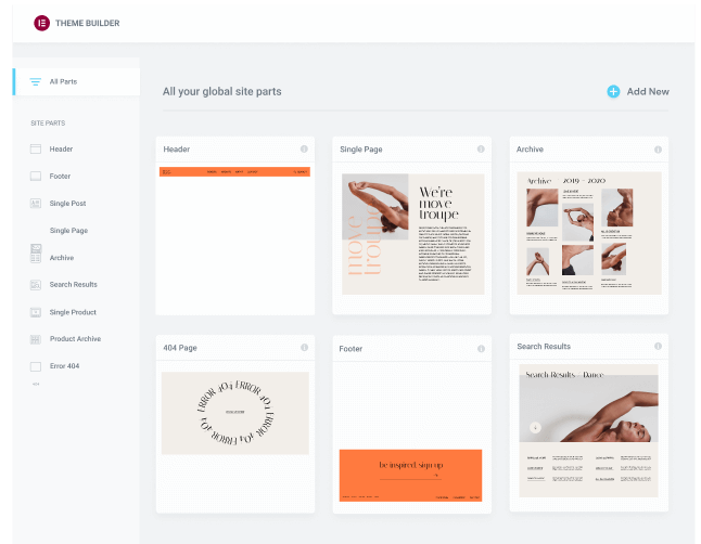Theme Builder Screen