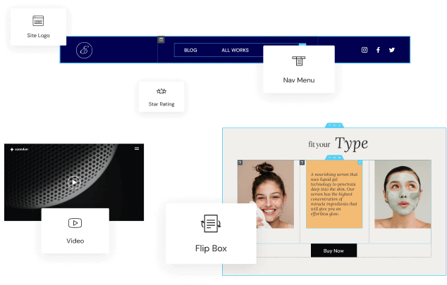 Widgets Screen Design