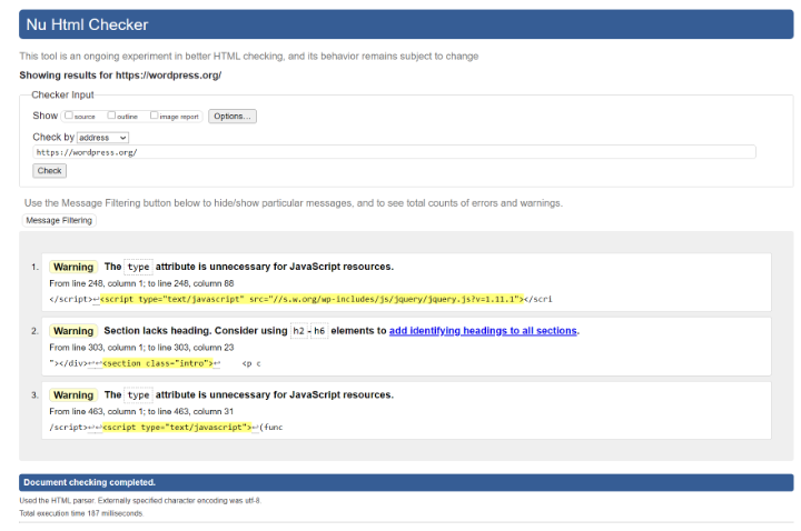 html-validation
