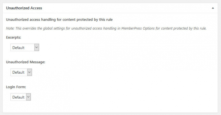 configuring unauthorized access configuring unauthorized access