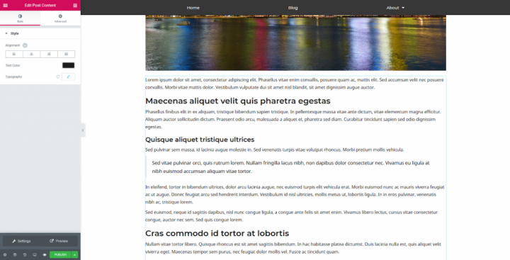 a screenshot of adding a content block a screenshot of adding a content block