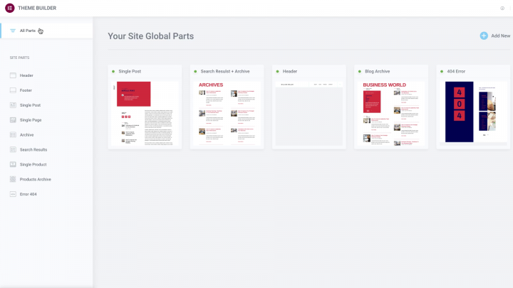 Theme Builder Theme Builder