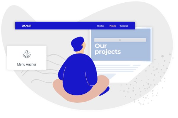 Perfect for one-page websites