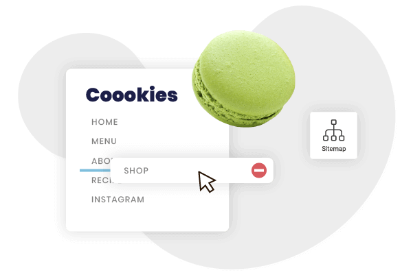 sitemap widget page
