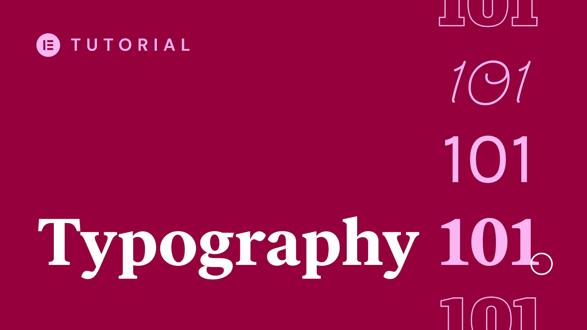 Typography 101