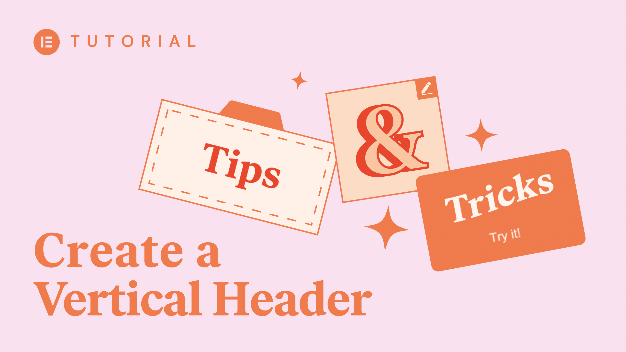 How to Create a Vertical Header in Elementor